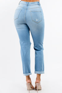 High Rise Boyfriend Jeans