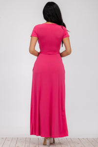 PINK MAXI DRESS - PLUS SIZE