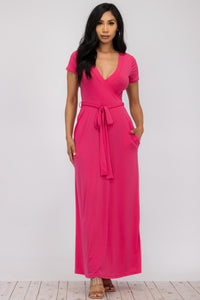 PINK MAXI DRESS - PLUS SIZE