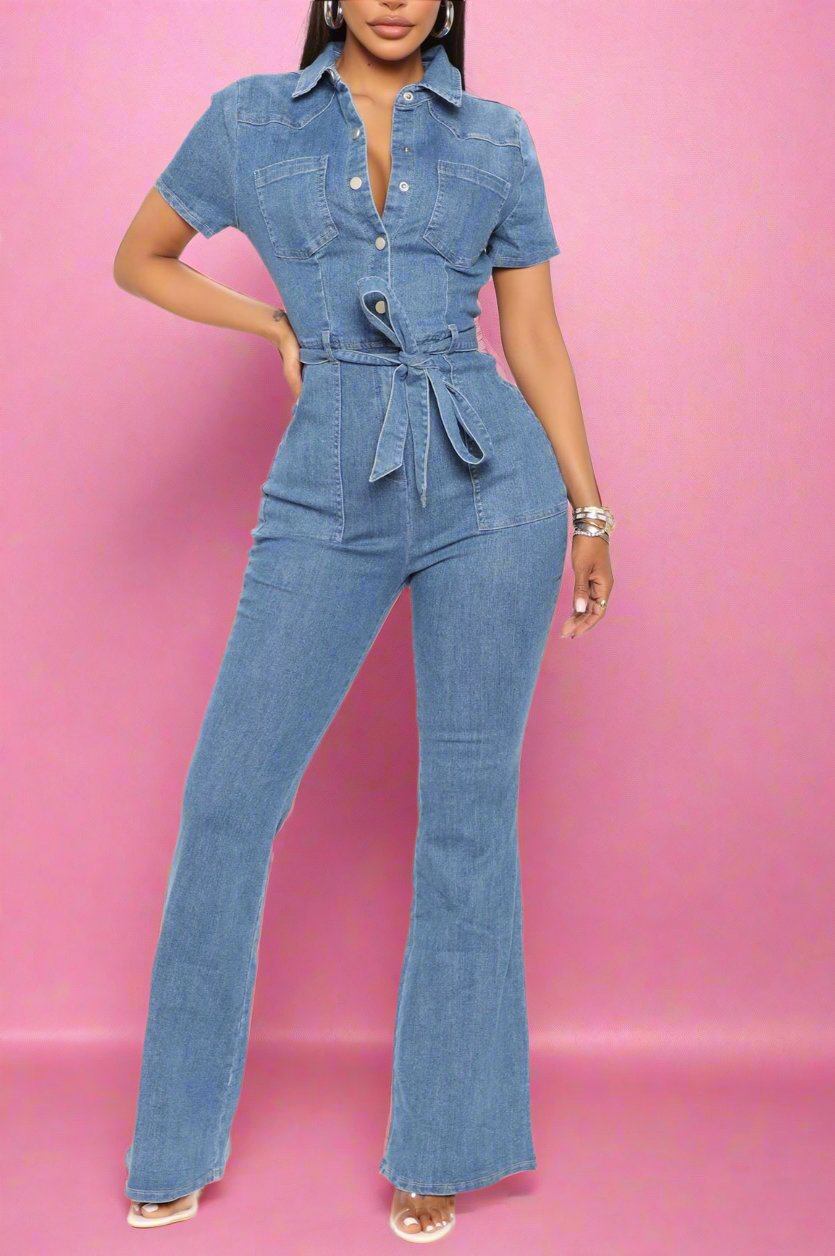 Elisa Denim Jumpsuit