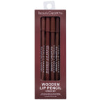 BEAUTY CREATIONS WOODEN LIP PENCIL 6 PCS SET