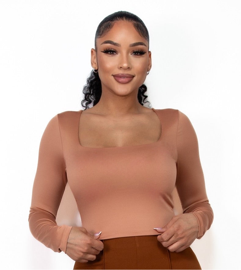 Gina Double-layer Crop Top