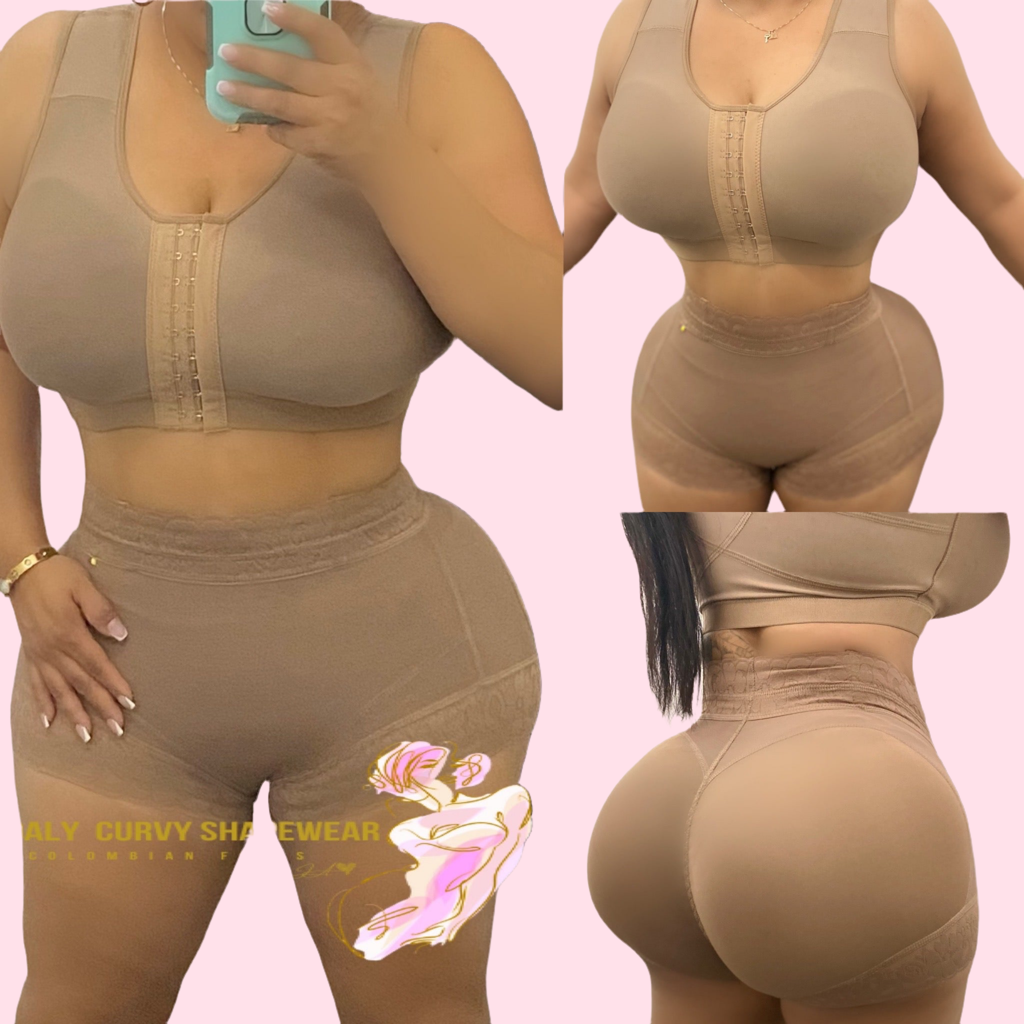 Coqueta Short Panty Levanta Glúteos.Invisible Girdle Panty