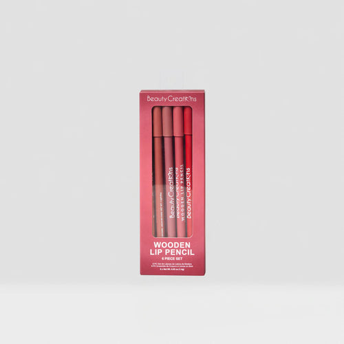 BEAUTY CREATIONS WOODEN LIP PENCIL 6 PCS SET
