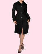Rocio Suede Long Coat