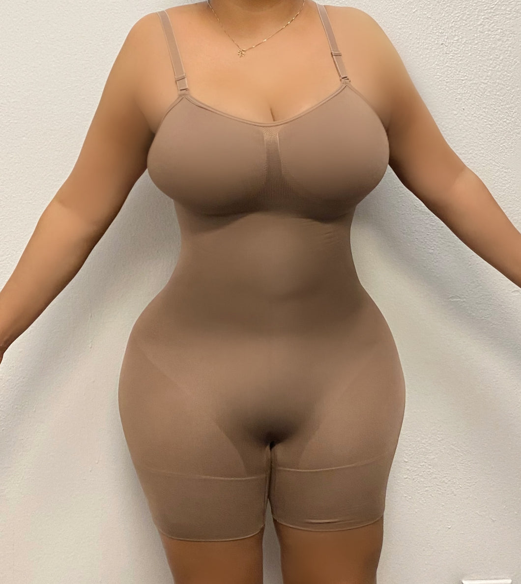 Skin Seamless Shapewear Bodysuit w/Bra