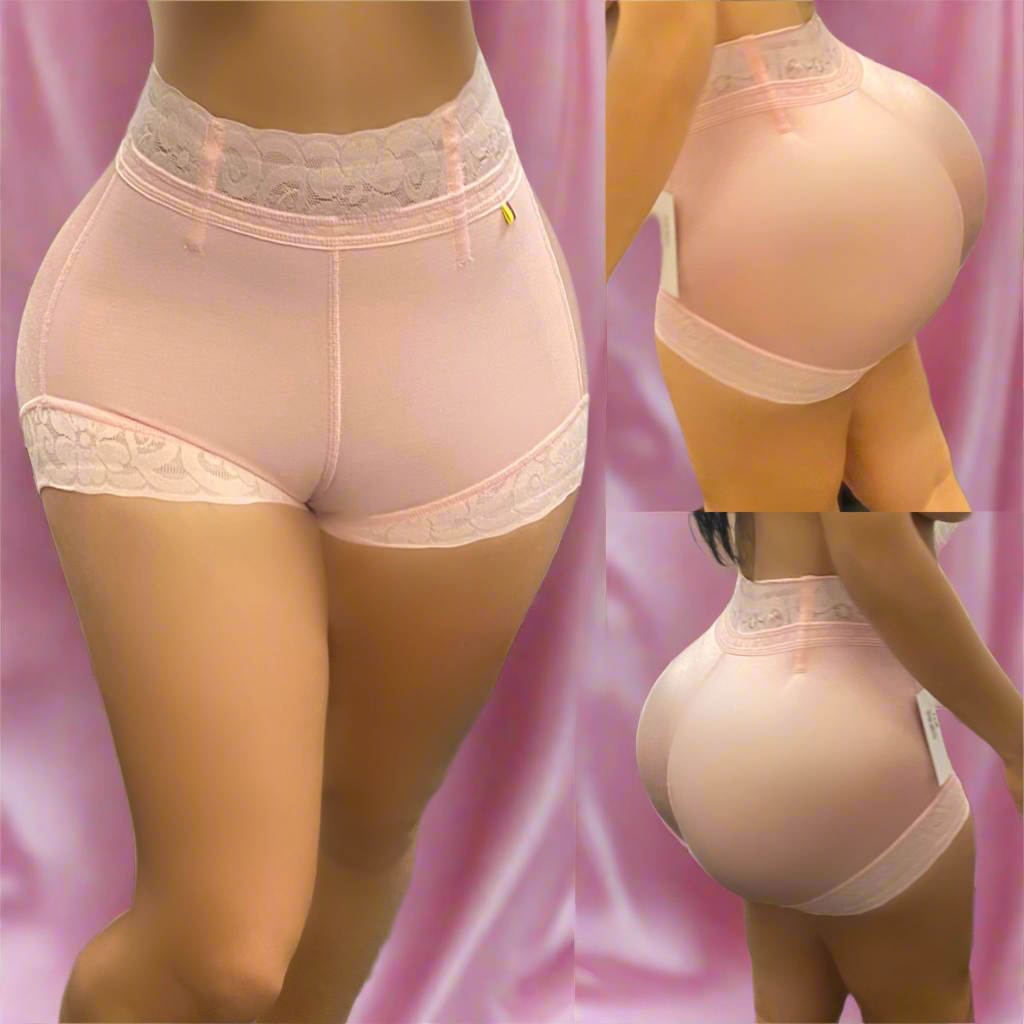 Coqueta Compression Panty/ Invisible Girdle Panty -Baby Pink