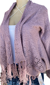 Knit Cardigan color Lavender