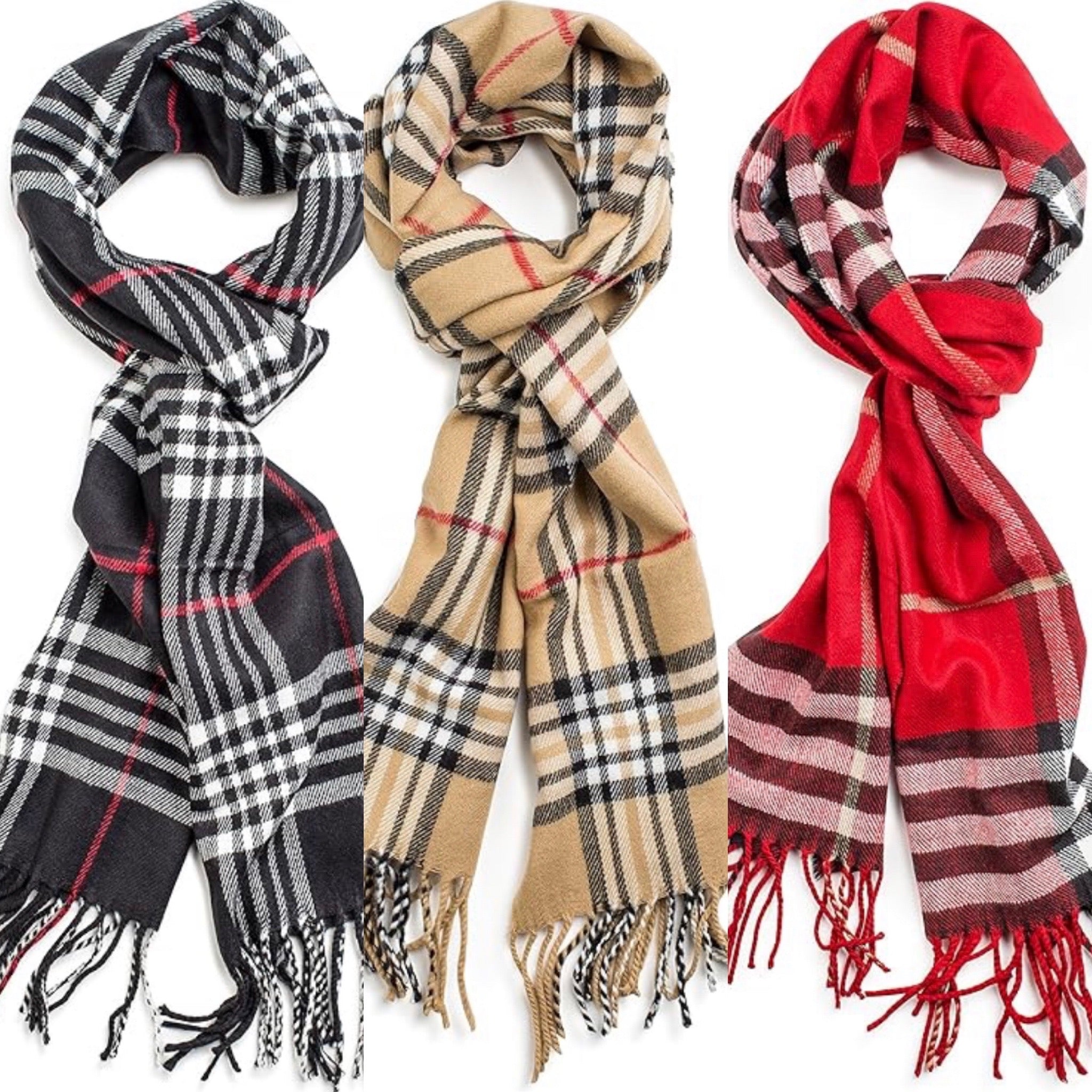 Plaid scarf
