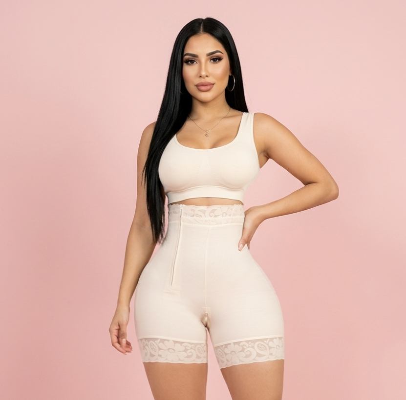 Bella High Waisted Faja Shorts