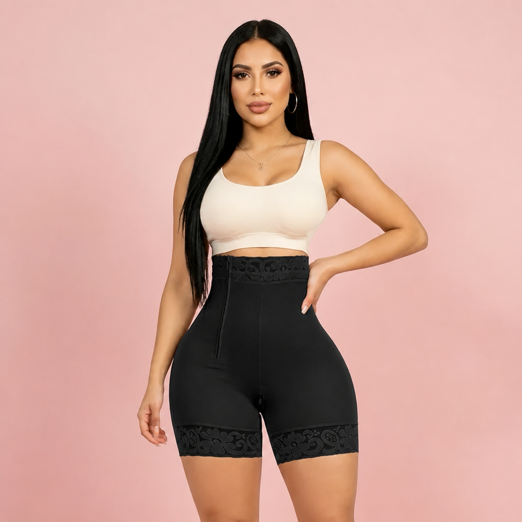 Bella High Waisted Faja Shorts