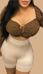 Silky Diamante  Seamless  Faja Shorts- New Version