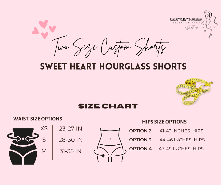 Custom Reloj De Arena  Sweetheart Shorts - Pink
