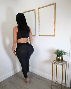 Plus Size - Luxor Premium Booty Leggings/Shaper Inside