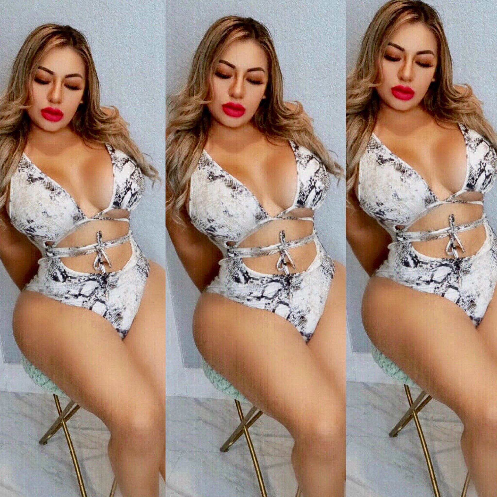 White Snake Bodysuit