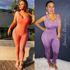 Lace Up Leg Jumpsuit