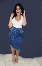 Elsita Denim Skirt