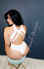 Load image into Gallery viewer, White Tie Back Bodysuit
