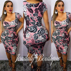 Pink Floral Dress