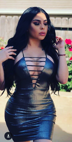 Metallic Silver Dress