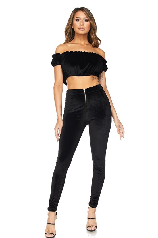 Black Velvet Set