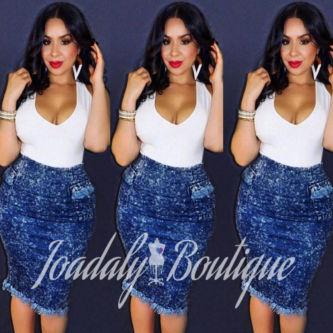 Elsita Denim Skirt