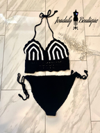 CROTCHET STRIPE SET