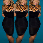 Choker Black Dress
