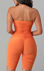 Sweet Orange Jumpsuit