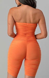 Sweet Orange Jumpsuit