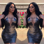 Metallic Silver Dress