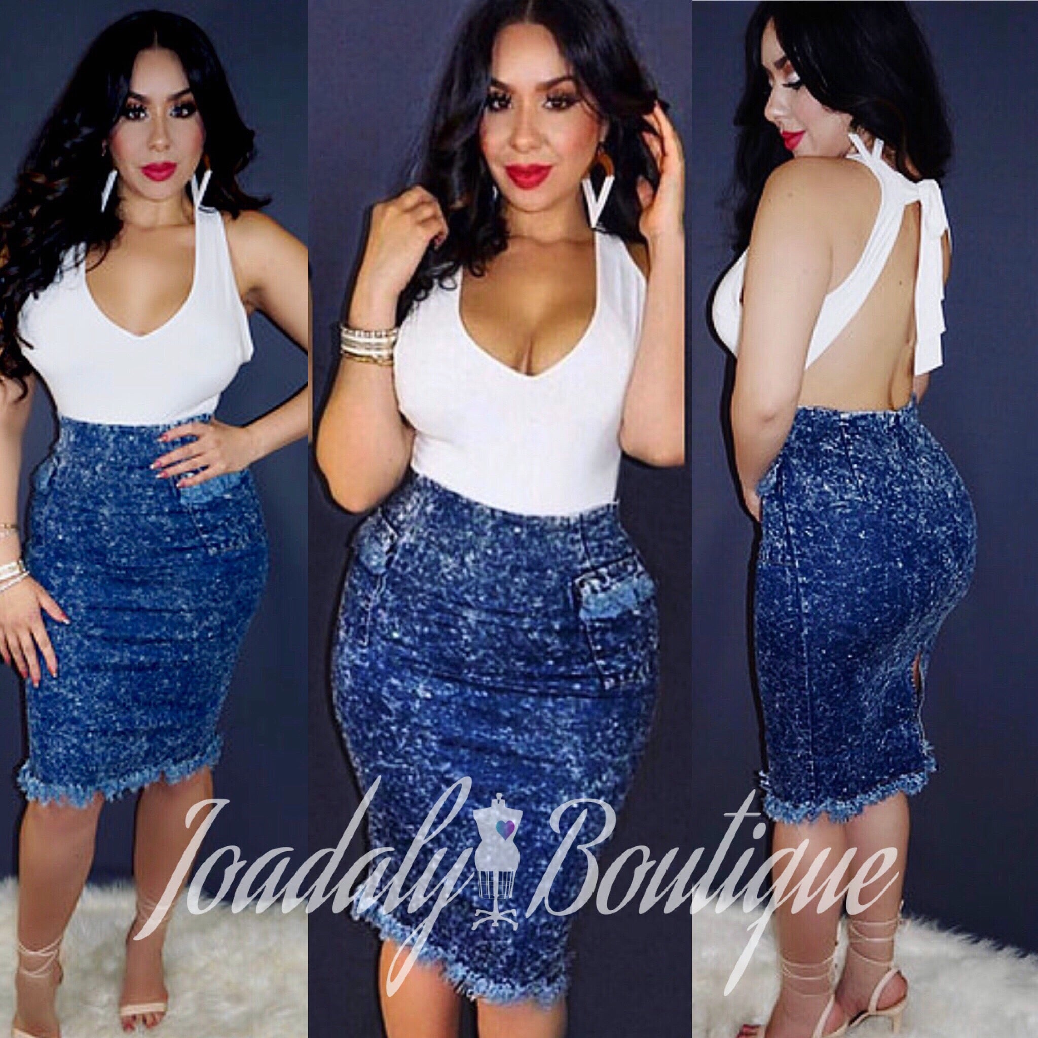Elsita Denim Skirt