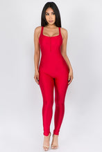 Load image into Gallery viewer, RED DIVA JUMPSUIT
