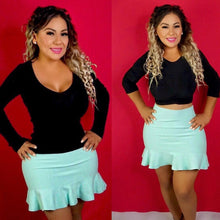 Load image into Gallery viewer, Mint skirt
