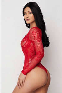 Sexy Red bodysuit