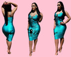 Aqua Princess Dress