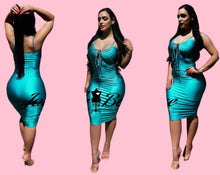Load image into Gallery viewer, Aqua Princess Dress
