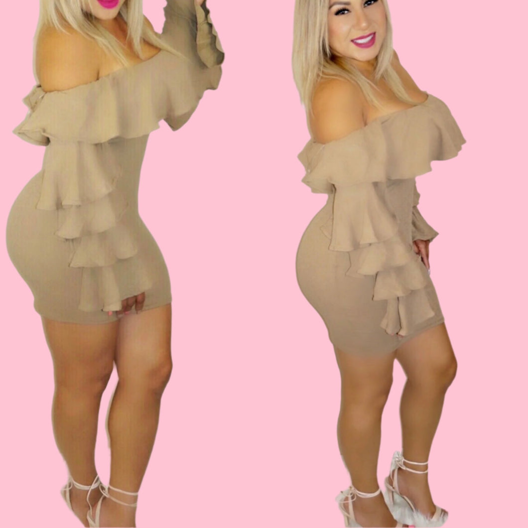 Lovely Tan Dress