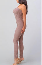 MAUVENINA  RUCHED JUMPSUIT