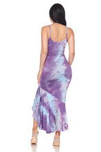 Load image into Gallery viewer, Tie Dye Dress- Purple
