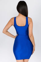 Royal Blue Lady Dress