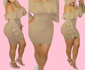 Lovely Tan Dress