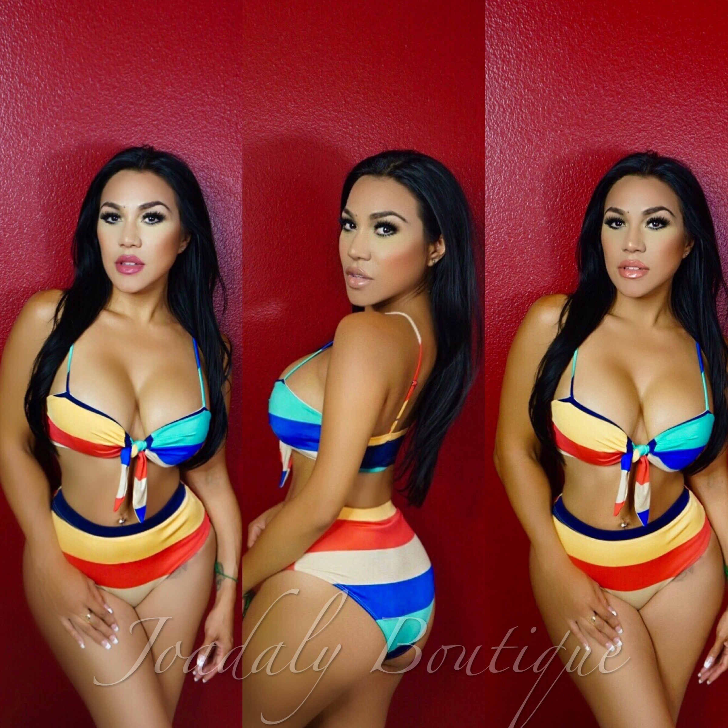 Veronica Bow Tie Bikini Set