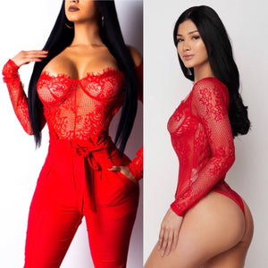 Sexy Red bodysuit