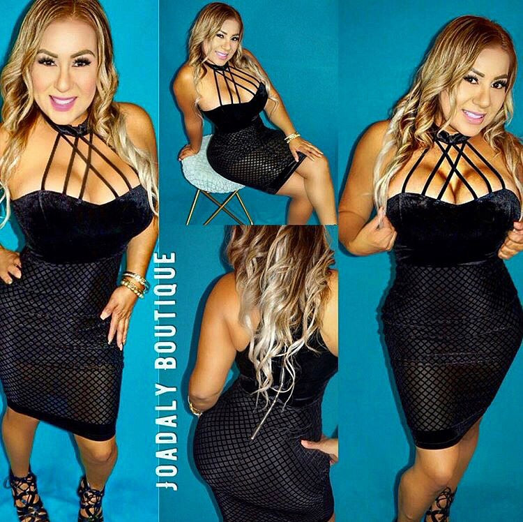 Choker Black Dress