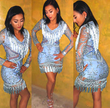 Load image into Gallery viewer, Sassy Classy- Blue Dress
