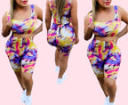 Travel Diva Set- Biker Shorts and Top
