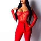 Sexy Red bodysuit