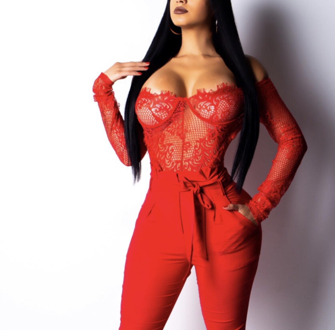 Sexy Red bodysuit