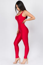 RED DIVA JUMPSUIT